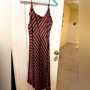A New Day Black and Brown Striped Top